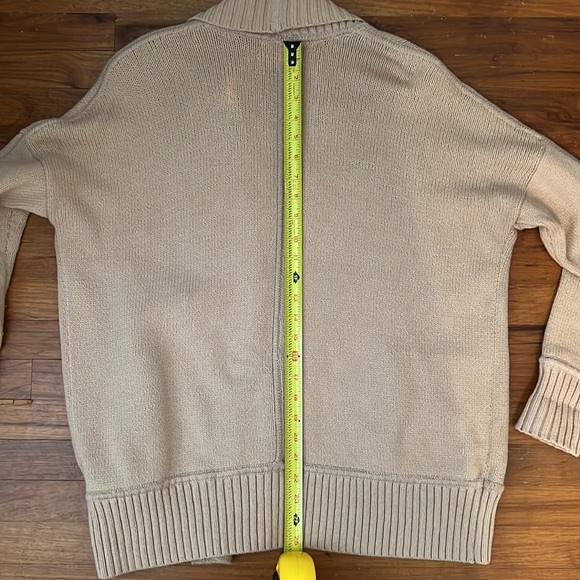 J. Crew Open Front Shawl Camel Cardigan Sweater XS/S - Picture 7 of 9